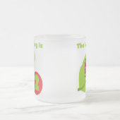 ラッキーバグ2回目の誕生日Tシャツとギフト フロストグラスマグカップ (中央)