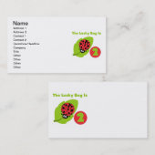 ラッキーバグ2回目の誕生日Tシャツとギフト 名刺 (正面/裏面)