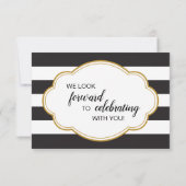 ラッキーバラブライダルシャワー挿入 招待状 (裏面)