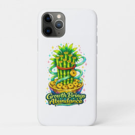 ラッキーバンブー携帯ケース 毎日を守る繁栄 iPhone 11 PROケース