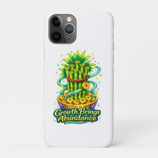 ラッキーバンブー携帯ケース 毎日を守る繁栄 Case-Mate iPhoneケース (裏)