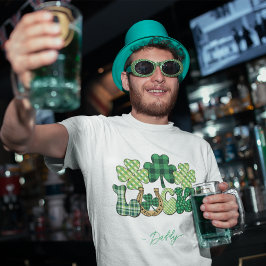 ラッキーパーソナライズされたSt patricks dayメンズ Tシャツ