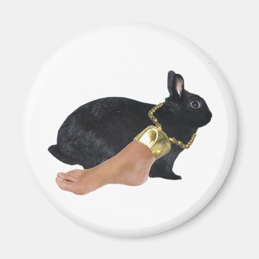 ラッキーヒューマン足 マグネット (正面)