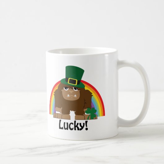 ラッキービッグフットLeprechaun コーヒーマグカップ (右)