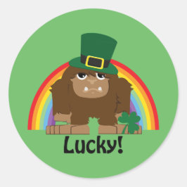 ラッキービッグフットLeprechaun ラウンドシール