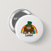 ラッキービッグフットLeprechaun 缶バッジ (正面&裏面)