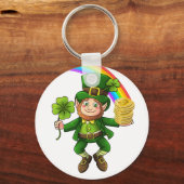 ラッキービットコインレインボーレプレシャン キーホルダー (正面)