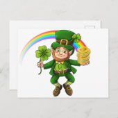 ラッキービットコインレインボーレプレシャン ポストカード (正面/裏面)