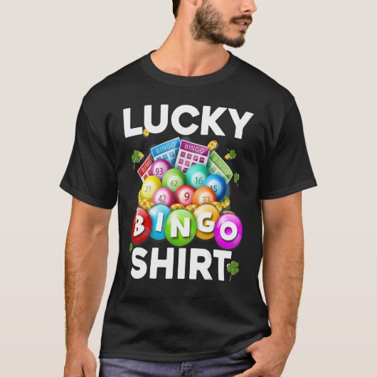 ラッキービンゴギャンブル ビンゴ Tシャツ (正面)