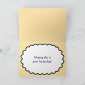 ラッキービンゴクイーン誕生日 カード (内部)