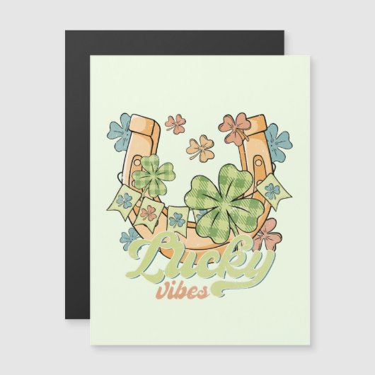 ラッキービーブスカラフル – クローバー&ゴールデンホースシュー (正面/裏面)