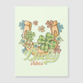 ラッキービーブスカラフル – クローバー&ゴールデンホースシュー (正面)