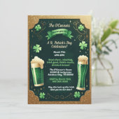 ラッキービールグリッターセントパトリックの日パーティー 招待状 (スタンド正面)