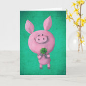 ラッキーピグ四葉クローバー カード (黄色い花)