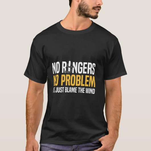 ラッキーピッチなしでも問題なし 馬蹄投げ Tシャツ (正面)