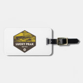 ラッキーピーク州パークアイダホ ラゲッジタグ (正面横)