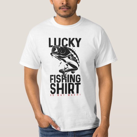 ラッキーフィッシングTシャツ Tシャツ (正面)