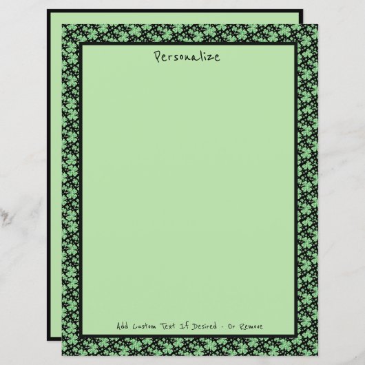 ラッキーフォーリーフクローバーチャームパーソナライズ (正面/裏面)