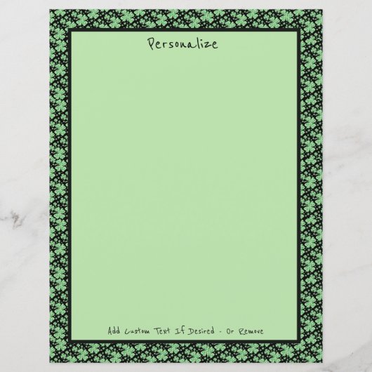 ラッキーフォーリーフクローバーチャームパーソナライズ (正面)