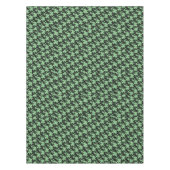 ラッキーフォーリーフクローバーパターンアイリッシュセントパトリック テーブルクロス (正面)