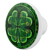 ラッキーフォーリーフクローバーラグジュアリー セラミックノブ (右)