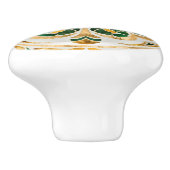 ラッキーフォーリーフクローバーラグジュアリー セラミックノブ (側面)