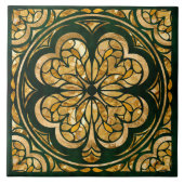 ラッキーフォーリーフクローバーラグジュアリー タイル (正面)