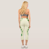 ラッキーフォーリーフクローバーレギンス カプリレギンス (裏面)