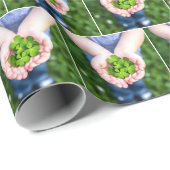 ラッキーフォーリーフクローバー小手 ラッピングペーパー (ロールコーナー)