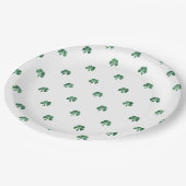 ラッキーフォーリーフクローバー結婚ズサンパトリックス ペーパープレート (アングル)