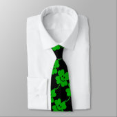 ラッキーフォーリーフクローバー顔 ネクタイ (タイ)