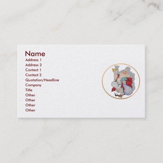 ラッキーブッダ名刺 名刺 (正面)