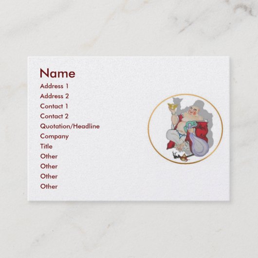 ラッキーブッダ名刺 名刺 (正面)