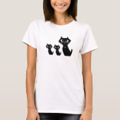 ラッキーブラックキャッツ Tシャツ (正面)