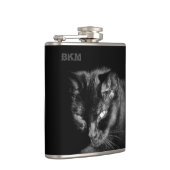 ラッキーブラックキャットがニップを欲しがる フラスク (右)