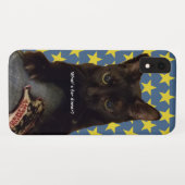 ラッキーブラックキャット（星付き） Case-Mate iPhoneケース (裏面(横))