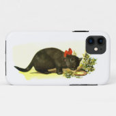 ラッキーブラックキャット Case-Mate iPhoneケース (裏面(横))