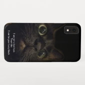 ラッキーブラックキャット Case-Mate iPhoneケース (裏面(横))