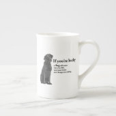 ラッキーブラックラボーン中国マグ ボーンチャイナマグカップ (右)