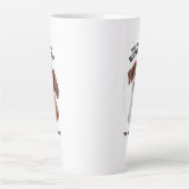 ラッキーブリタニースパニエル犬 カフェラテマグ (正面)