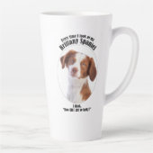 ラッキーブリタニースパニエル犬 カフェラテマグ (右)