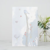 ラッキーブルーバード！ 便箋 (スタンド正面)