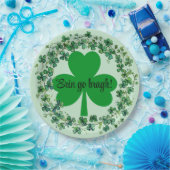 ラッキープレートのためのアイルランドのテーマお祝い ペーパープレート (パーティー)