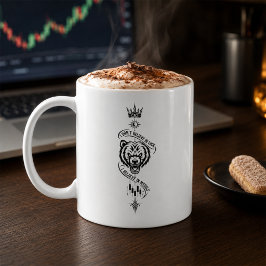 ラッキーベアトレーダーシンボルデザイン コーヒーマグカップ