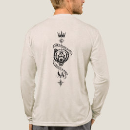 ラッキーベアバックプリント トライブレンドTシャツ