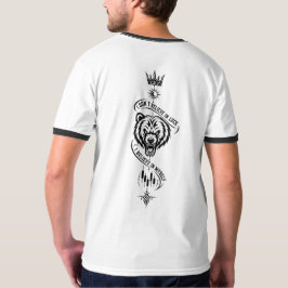 ラッキーベアバックプリント Tシャツ