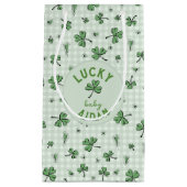 ラッキーベビーグリーン男女兼用セントパディーズ スモールペーパーバッグ (正面)