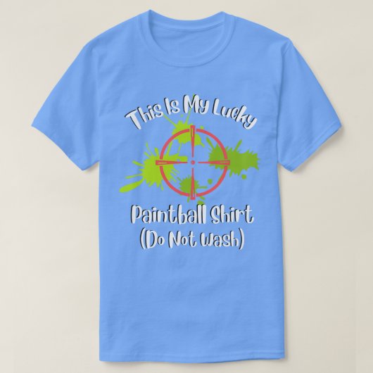 ラッキーペイントボール Tシャツ (デザイン正面)