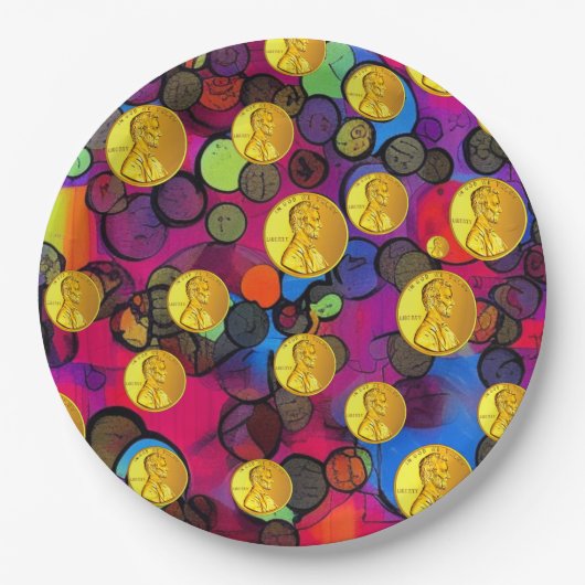 ラッキーペニー ペーパープレート (正面)