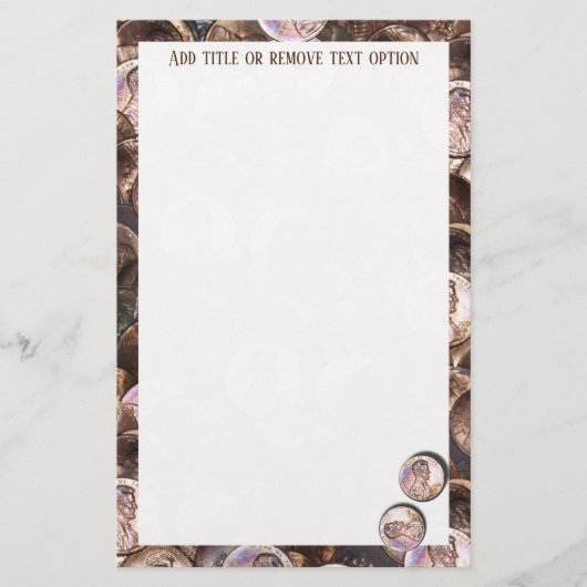 ラッキーペニー 便箋 (正面)